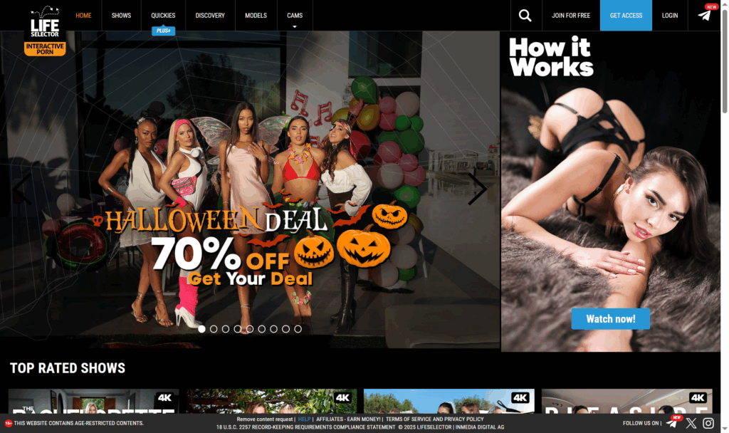 life selector gioco porno italiano