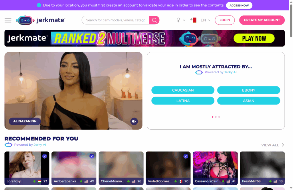 migliori siti di camgirl jerkmate